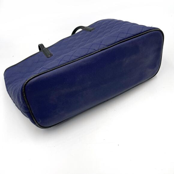 Marc Jacobs Metropolitote Tote Bag Blue Quilted Leather Large‎ - Picture 6 of 12